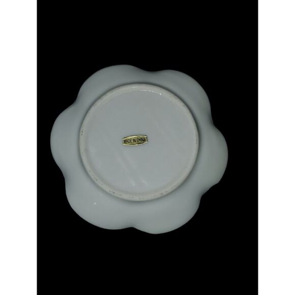 MINIATURE MOTHER TEA CUP AND SAUCER WITH GOLD ACCENTS MINI SET JAPAN - Picture 6 of 6